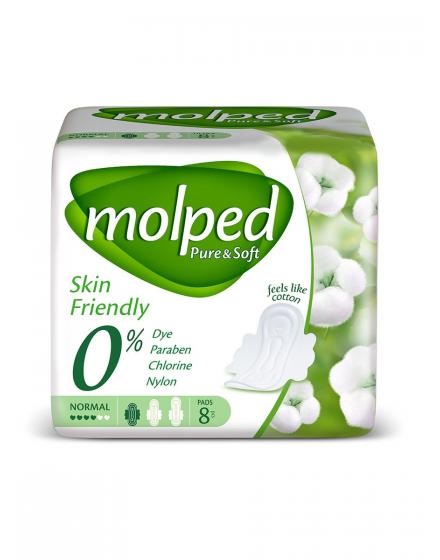 Гигиенические Прокладки Pure&Soft Normal 8 шт/уп Molped