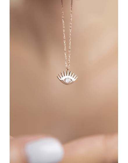 Ожерелье из Серебра 925 Пробы с Глазом P2054 Larin Silver