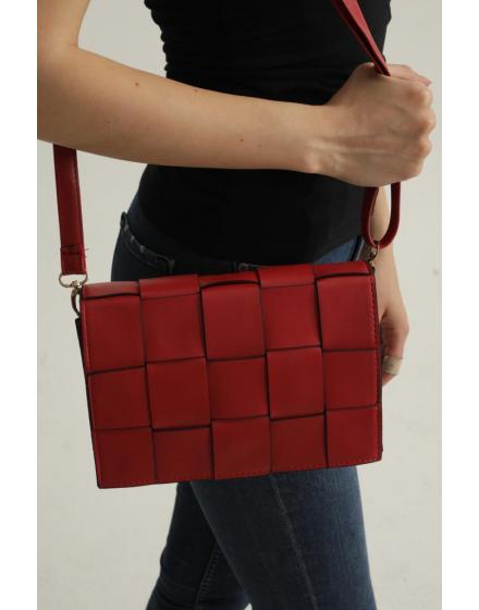 Женская Сумка Через Плечо С Рисунком - Красный SHK Bag